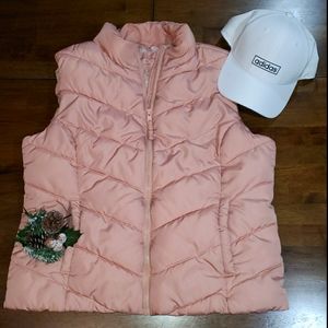 Blush Pink Puffer Vest